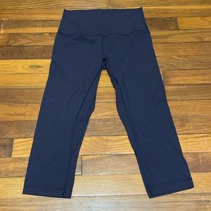 Lululemon blue caprese leggings size 6